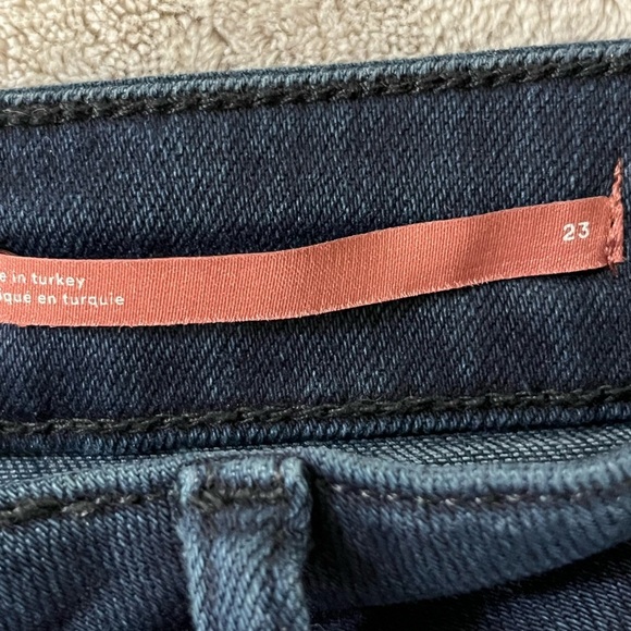 Anthropologie Pilcro Dark Wash Mid Rise Slim Bootcut Jeans Size 23 New Boho - Picture 12 of 16